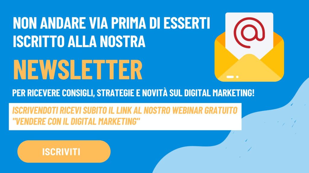 iscriviti alla newsletter